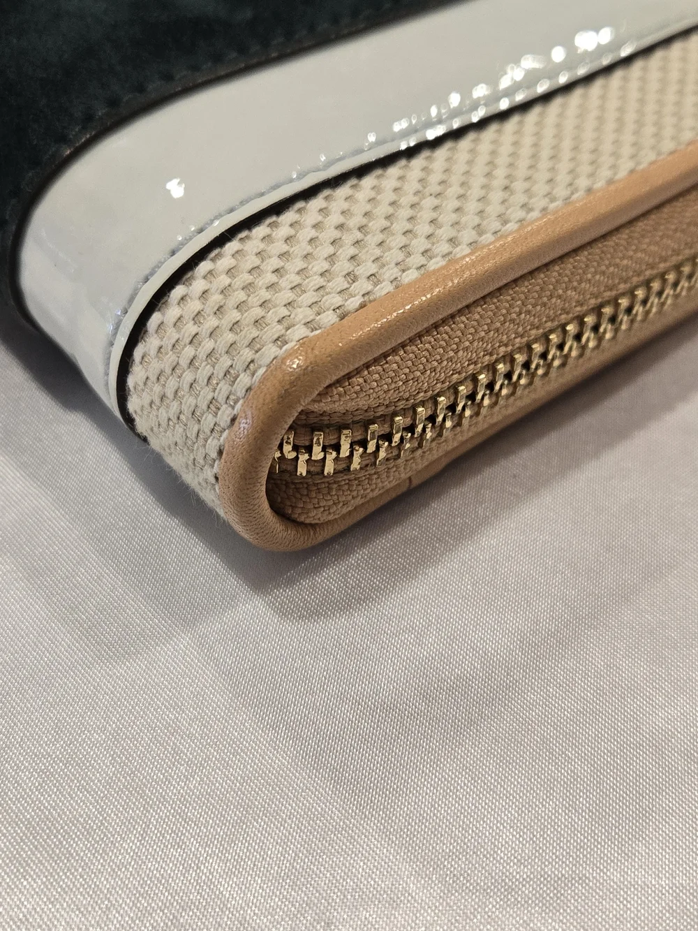 Tory Burch Balloon Stripe Zip Wallet